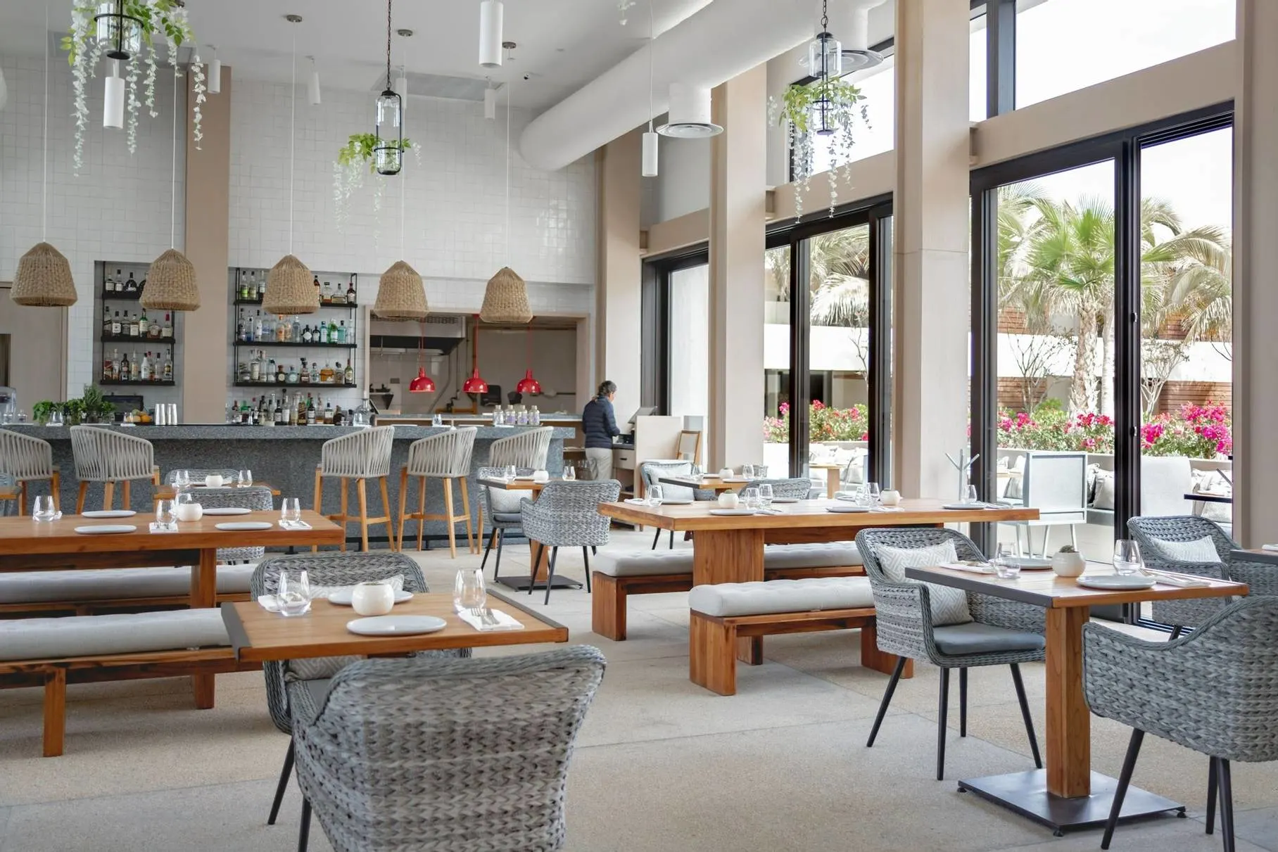 Malibu Farm Los Cabos indoor dining